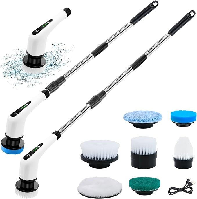 Electric Cleaning Brush rechargeable power scrubber for home cleaning