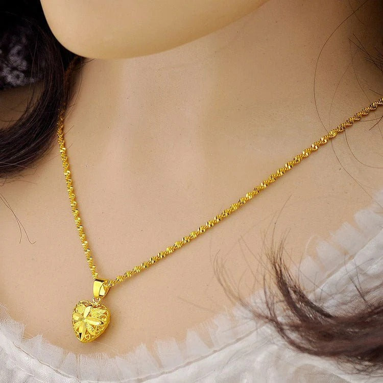 Heart Shaped Memorial Necklace stainless steel cremation jewelry