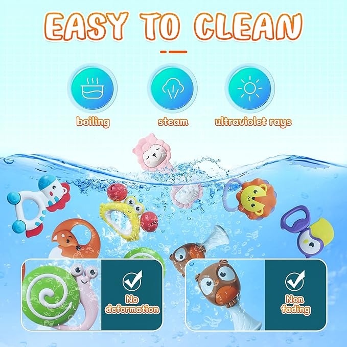 BPA-free baby rattle toys for newborns and infants