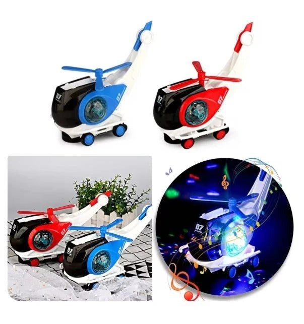 Interactive helicopter toy for toddlers and kids