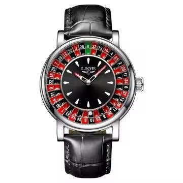 Elegant LIGE Roulette Dial Watch for business and casual wear