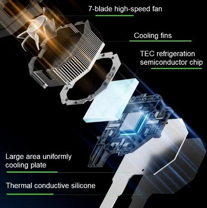 Universal phone cooling accessory for live streaming