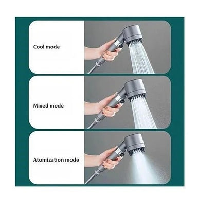 Water-saving handheld shower head for modern bathrooms