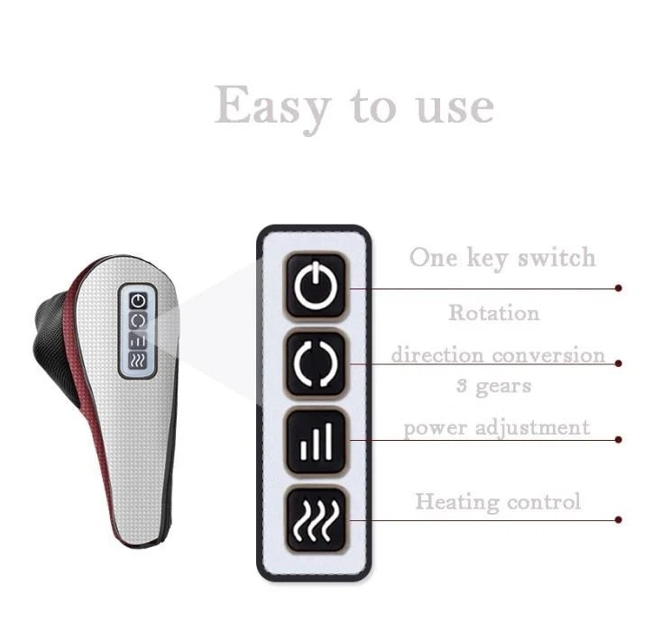 USB rechargeable vibration massage pillow for relaxation