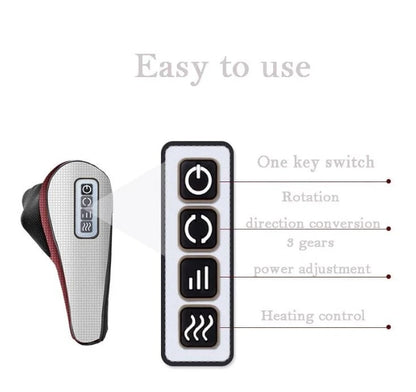USB rechargeable vibration massage pillow for relaxation