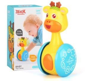 Deer Little Star Bell baby toy hanging from a stroller