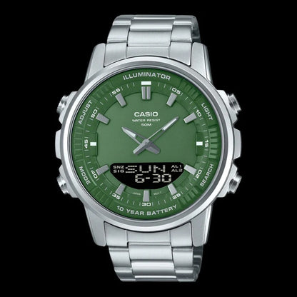 Turquoise Dial Men Watch with elegant analog display