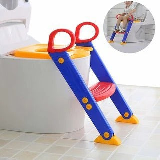 Children Toilet Ladder | Foldable Toddler Potty Training Seat