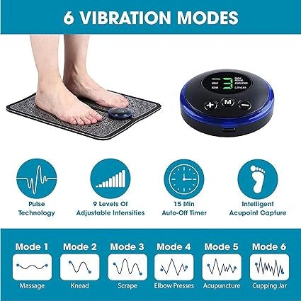 EMS Foot Massager Mat | Portable Electric Foot Massage Pad