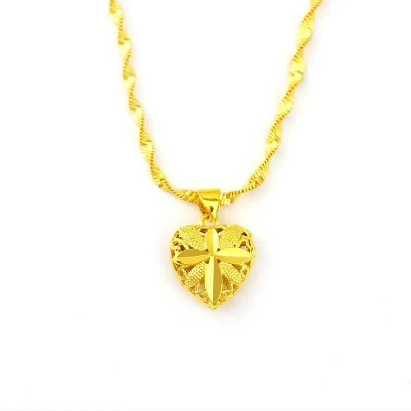 Memorial heart pendant with secure screw-top compartment