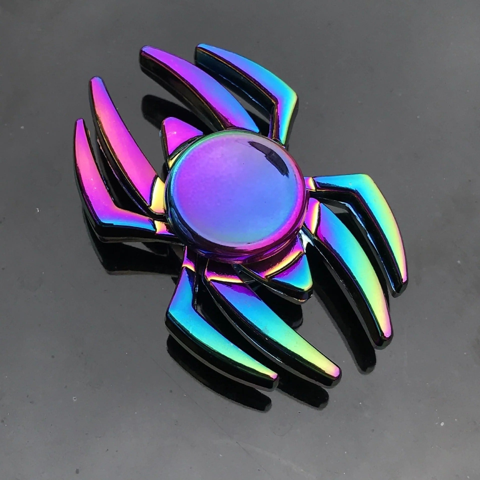 Premium high-speed metal fidget spinner stress relief toy with precision bearing and durable alloy construction.