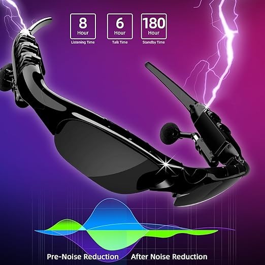 UV400 polarized Bluetooth audio glasses for outdoor use