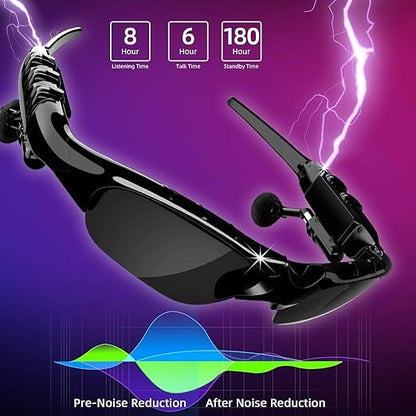 UV400 polarized Bluetooth audio glasses for outdoor use