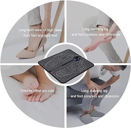 EMS Foot Massager Mat | Portable Electric Foot Massage Pad
