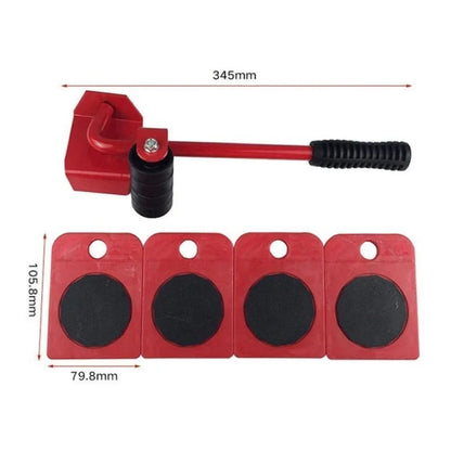 Furniture lifting tool with 360 degree moving wheels