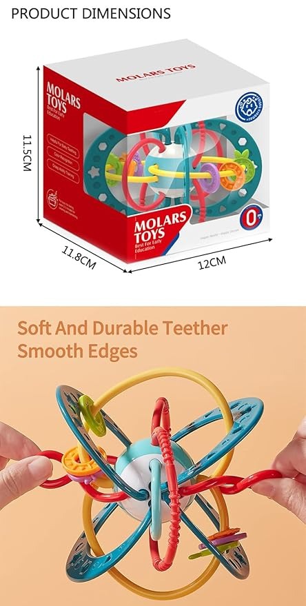 BPA-free baby rattle toys for infants and toddlers