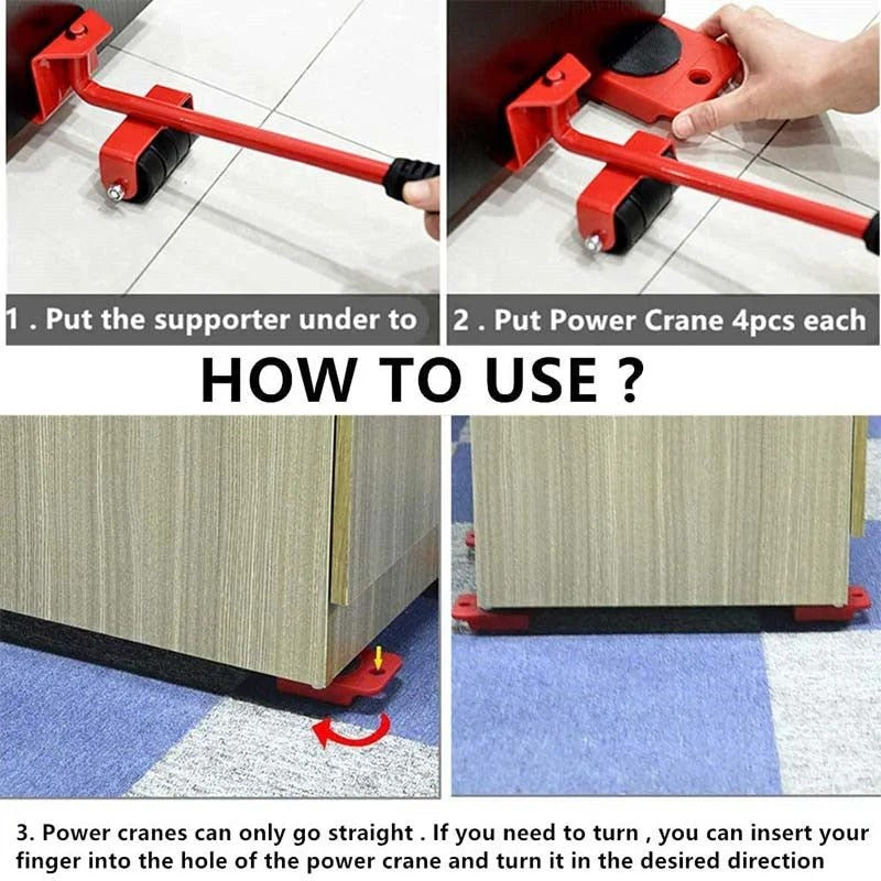 Heavy furniture mover for refrigerator and washing machine