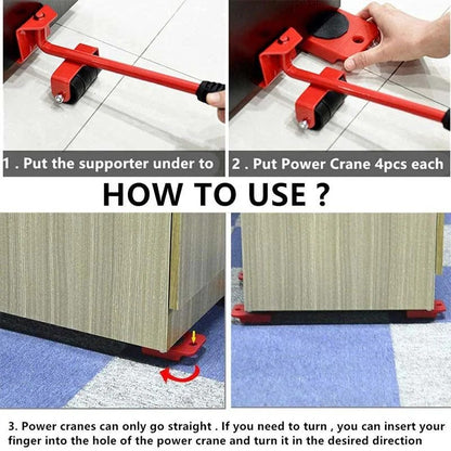 Heavy furniture mover for refrigerator and washing machine