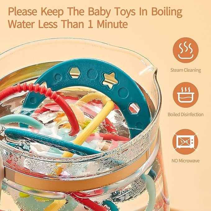 Lightweight infant rattles for motor skill development