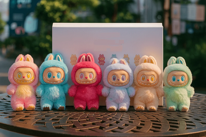 :Premium soft Labubu plush toy with PP cotton filling