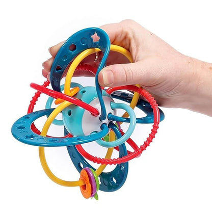 Baby hand rattle toys perfect for tummy time and play