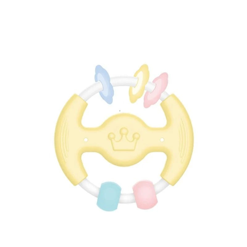 Multi-color baby rattle toy set for boys and girls